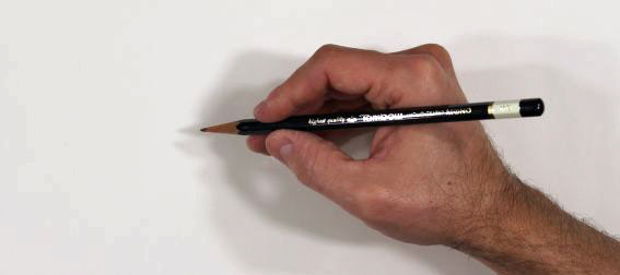 how to hold a pencil: writing position