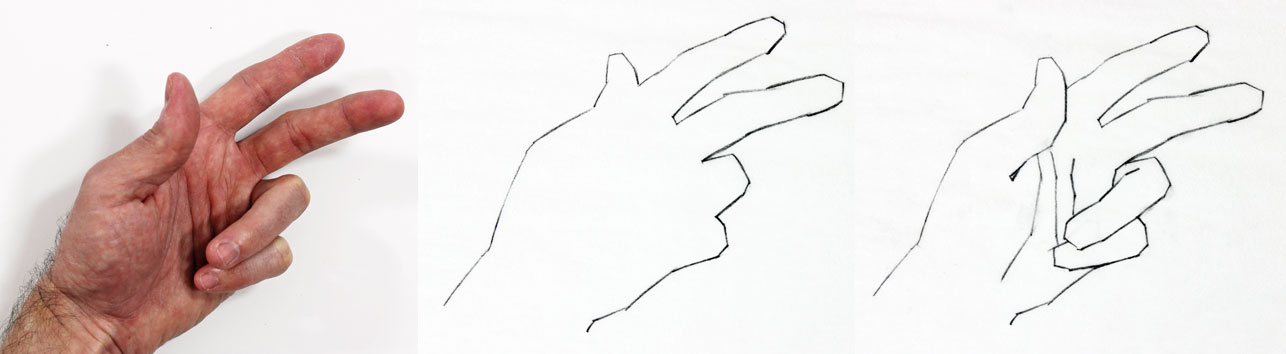 contour lines in art hands contour lines in art hands