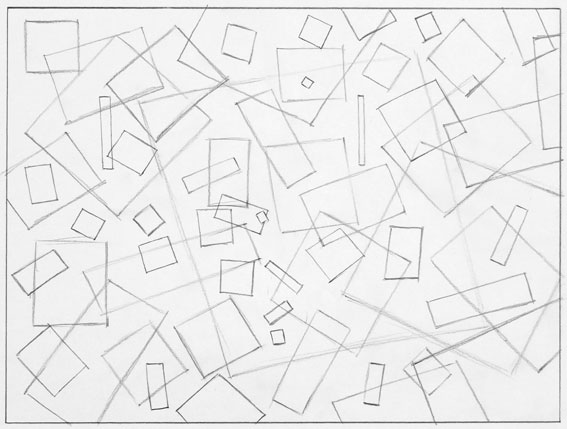 abstract drawing squares